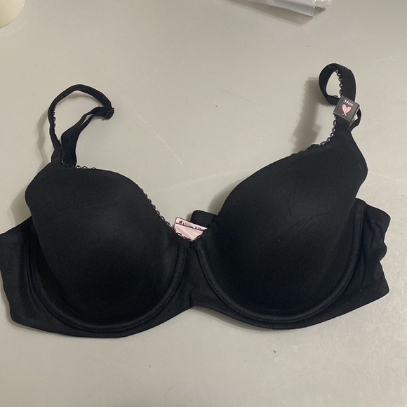 NWT Victoria Secret Body any Victoria Black Smooth Lined a Demi Bra Size 34DD - Picture 11 of 12
